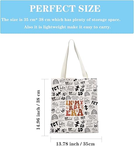 Miniatura 2 de Regalo de un técnico de comportamiento registrado Regalo para terapeuta de comportamiento en mi era RBT Bolsa de maquillaje Regalo para analista de