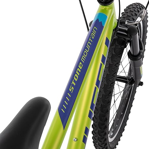 Miniatura 11 de Huffy Stone Mountain Hardtail Mountain Bike for Boys/Girls/Men/Women, 20"/24"/26" Sizes, 6 or 21 Speed Shimano Twist Shifting, Front or Dual
