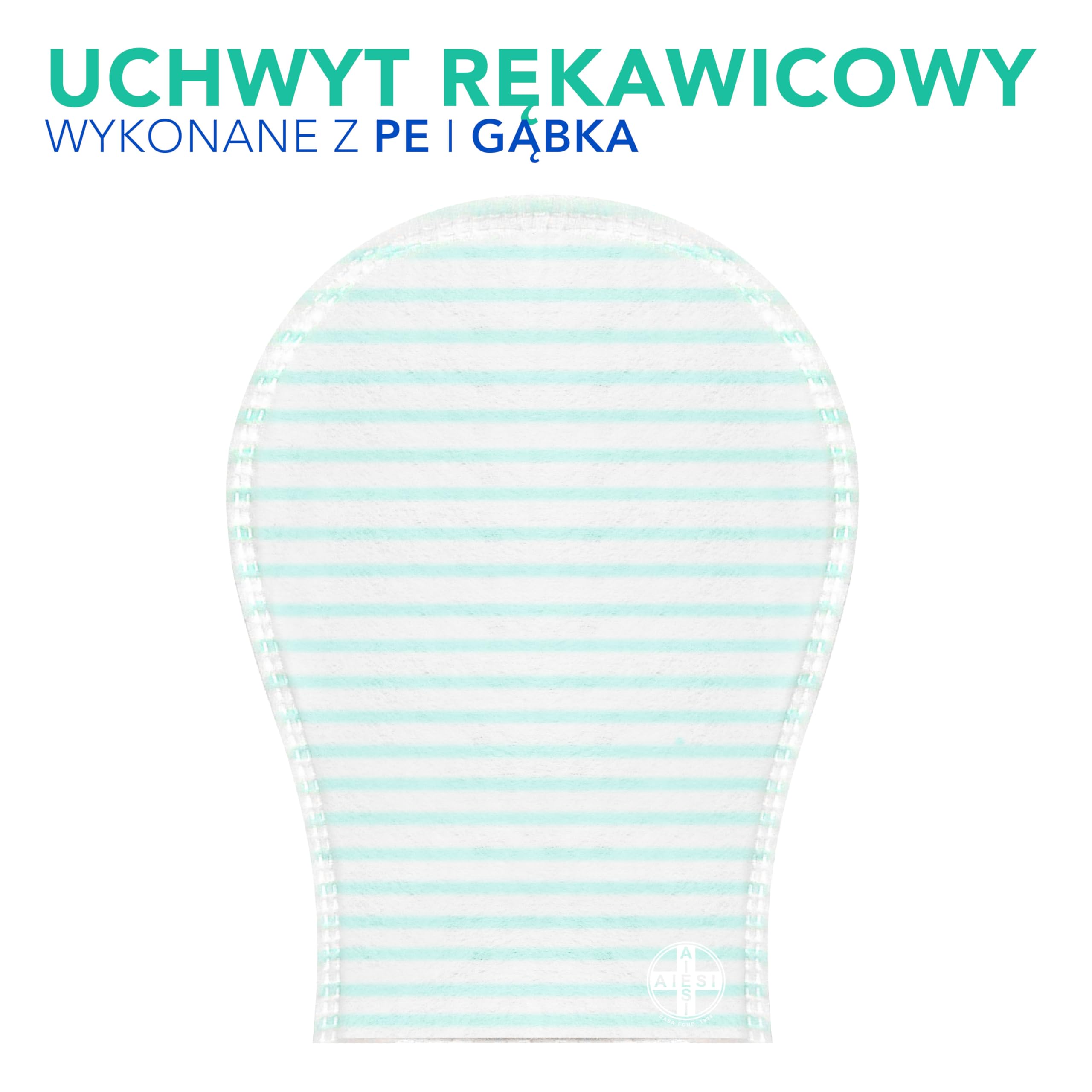Aiesi® Jednorazowe rękawiczki do mycia, wysokiej jakości, wodoodporne, z miękką gąbką (opakowanie zawiera 100 sztuk), delikatnie pachnące, bez spłukiwania