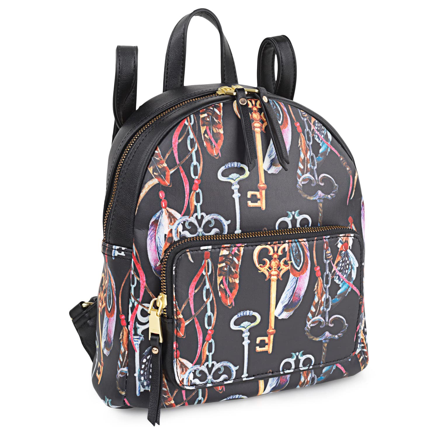 SKPAT - Backpack Womens. womens backpacks fashionable Travel Backpack with Double Handle and Adjustable Straps for the Back. Ladies Backpacks PU Material, Key
