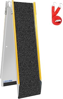 LIEKUMM auffahrrampe Motorrad Klappbar 180cm, Alu fahrradrampe für treppe