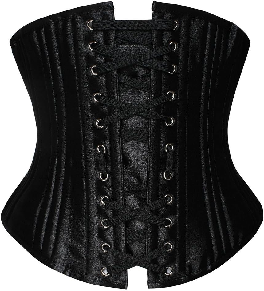 SHAPERX Women's Waist Training Corsets Underbust Heavy Duty 26 Steel Boned Hourglass Silhouette Body Shaper - Image 3