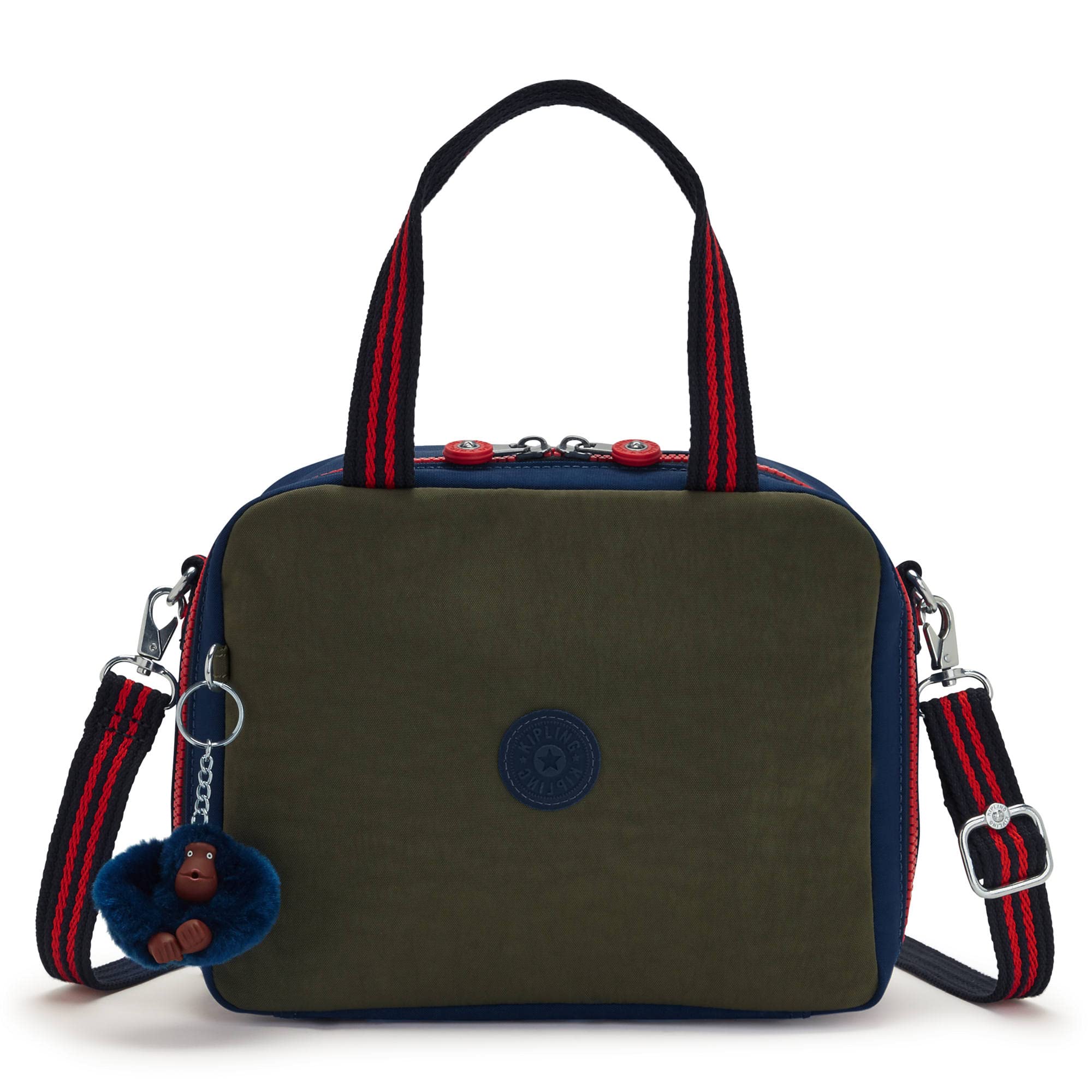 Kipling Miyo Lunch Bag, Seaweed Gr Bl, 9.75"L x 8"H x 5.25"D