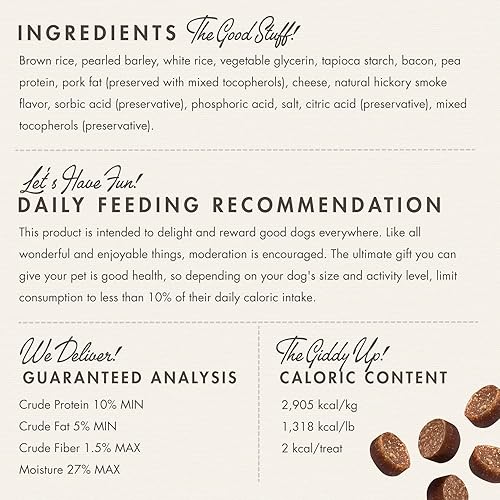 Miniatura 4 de Fromm Tenderollies Bac'n Chedd-a-Rollie - Golosinas para perros, suaves y saladas, receta de tocino, 8 onzas