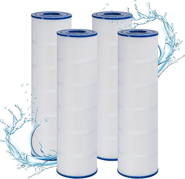 dearfilter CV460 Pool Filter Cartridges, Compatible Replacement for Jandy CL460, R0554600, Unicel C-7468, Filbur FC-0810, & Pleatco PJAN115, 460 sq.ft, 4-Pack
