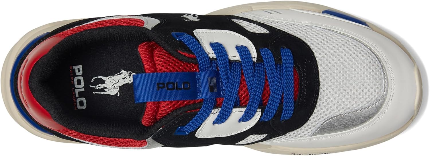 Polo Ralph Lauren Mens Jogger Suede & Corduroy Sneaker - Image 2