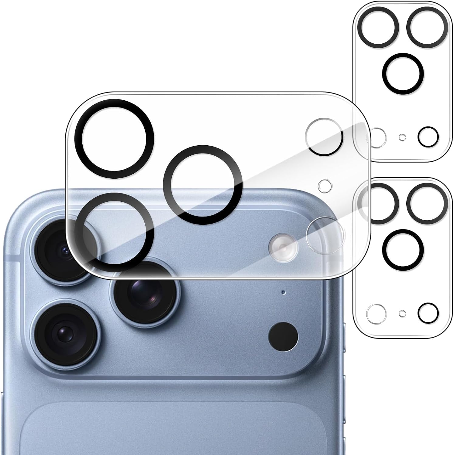 Ferilinso SUCGLES Camera Lens Protector for iPhone 18 Pro Max, 1-Pack, Dark Cherry Full Coverage 9H+ Tempered Glass, Matte Metal Plate, AR Coating, Scratch Resistant, Case Friendly — Amazon image 10