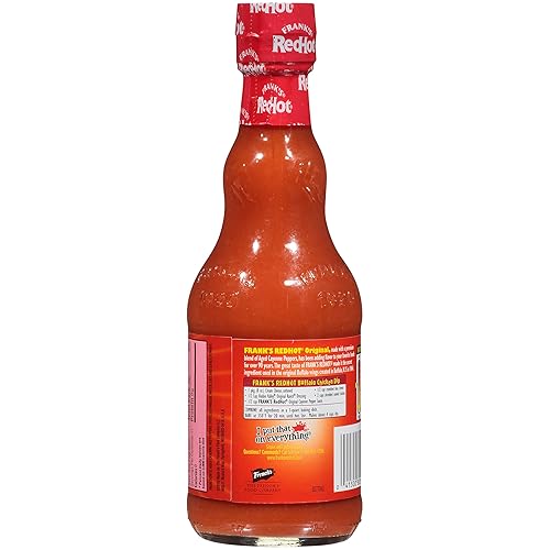 Miniatura 26 de Frank's RedHot Salsa picante original (apto para kitos), 12 onzas líquidas