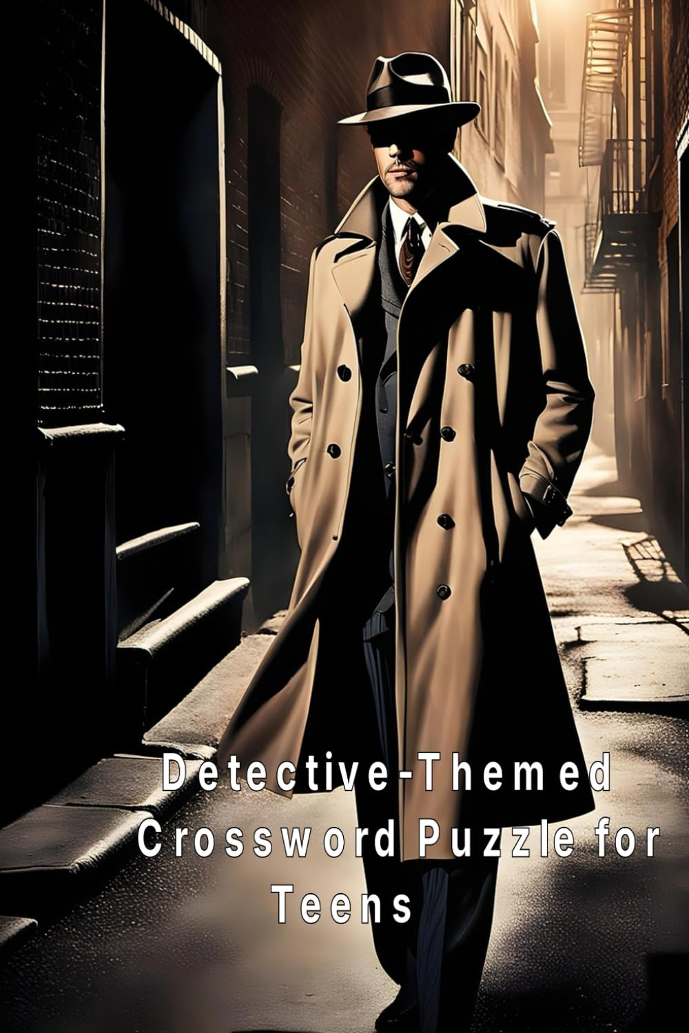Detective-Themed Crossword Puzzle for Teens