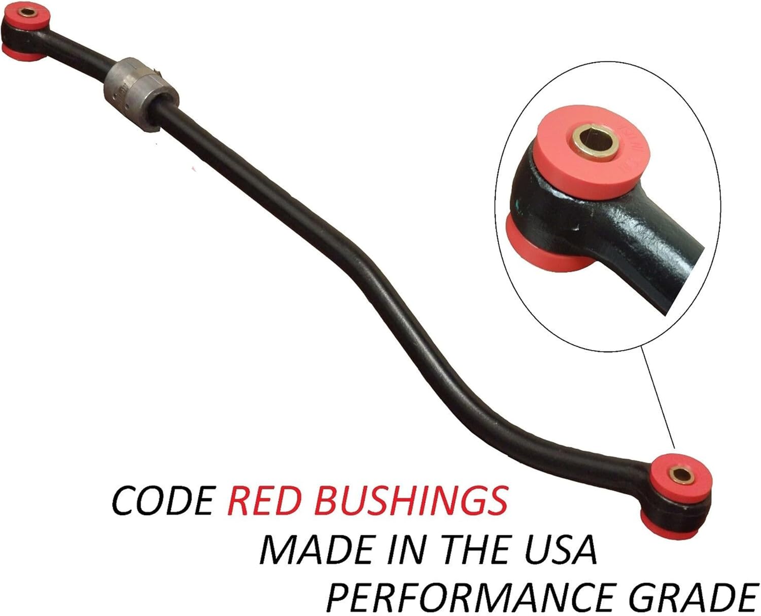 suspension dudes 4PC Front Sway Bar Links + Track Bar Bushings 1999-2004 Fits Grand Cherokee