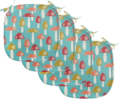 Miniatura 27 de Lunarable Adventure - Cojín de asiento para silla, mapa del mundo en tono retro y descubrimiento de barcos piratas con símbolos náuticos de viaje,