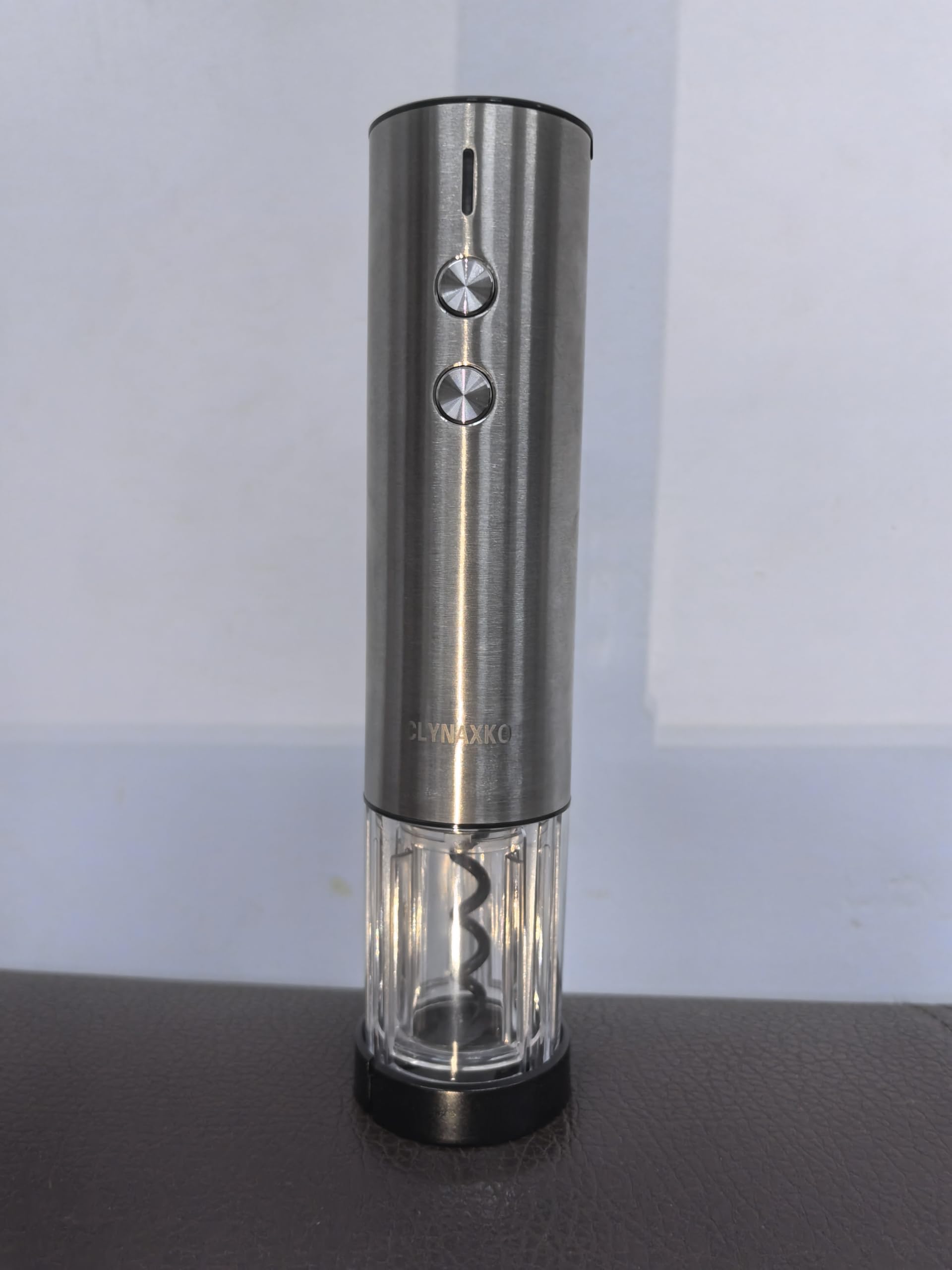 Generic Clynaxko Electric Wine Bottle Opener with Foil Cutter - Rechargeable, Stainless Steel, Effortless Cork Removal, standard, HQKPQ-01