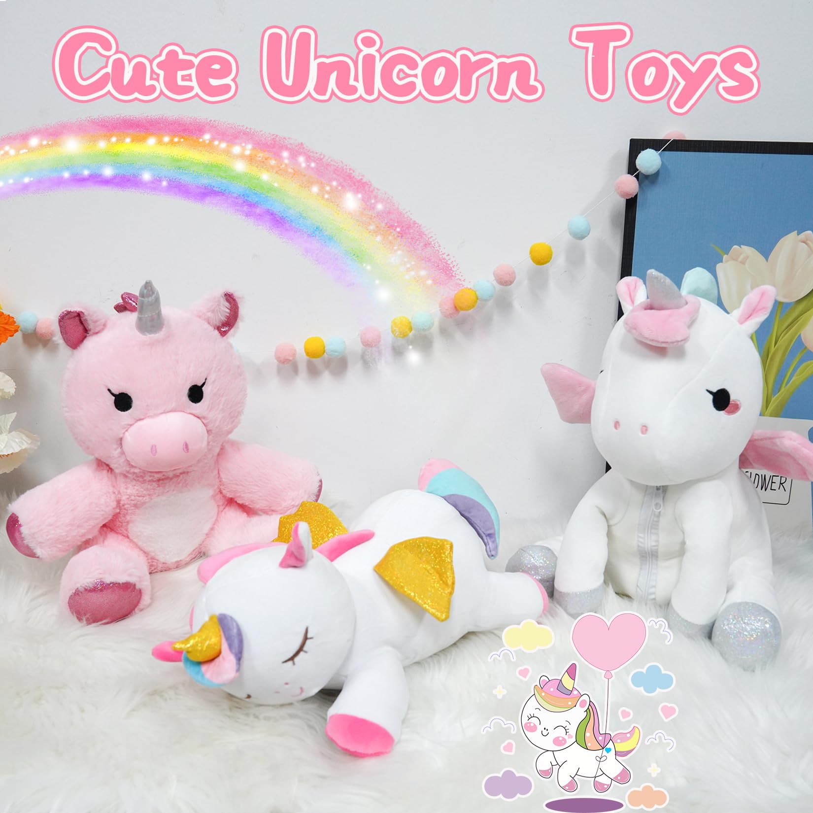 Despicable Me Unicorn Plush 32\, image size:1650x1650