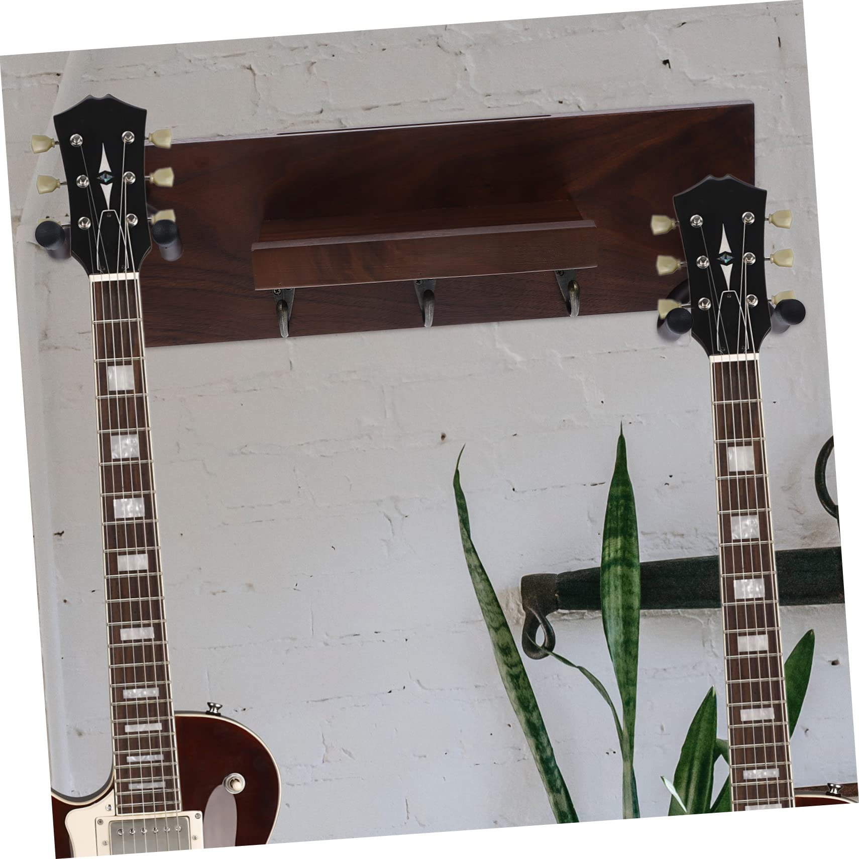 YARNOW Supporto da Parete per Chitarra in Gancio Multiplo per Ukulele e Violino Appendi Chitarra da Parete e Basso