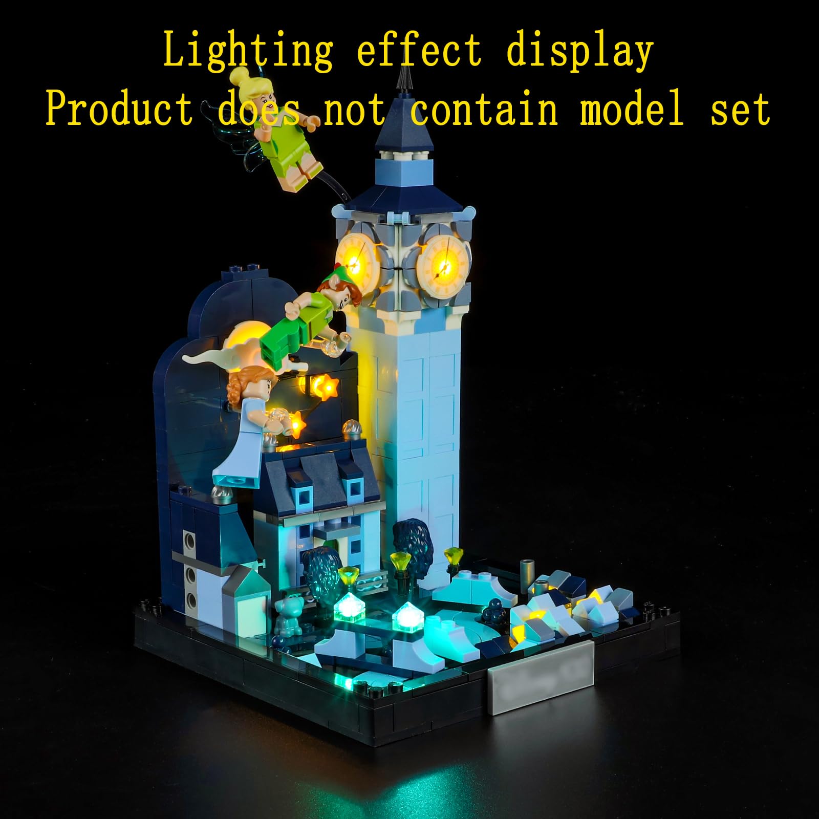 GEAMENT LED Lighting Kit Compatible with LEGO Peter Pan & Wendy's Flight Over London 43232 Building Model (Building Set Not Included) - Image 4