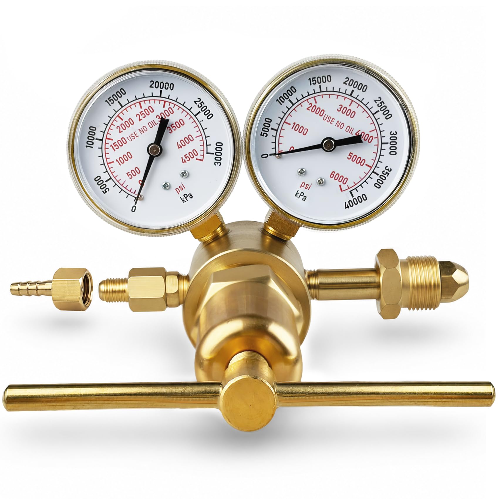 Nitrogen High Pressure Regulator CGA-580, Inert Gas Single Stage Regulator