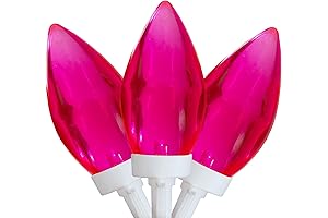 Northlight 25 Count Pink LED C9 Christmas Lights