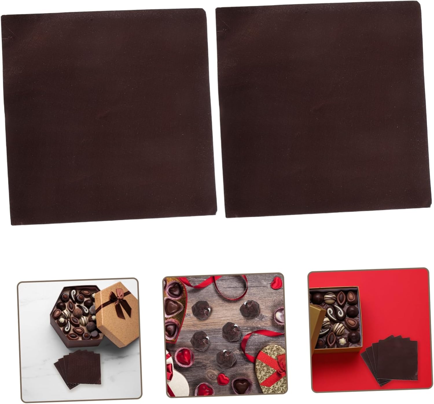 300Pcs Aluminum Foil Wrappers Square Candy and Chocolate Wrapping for DIY Treats Elegant Design for Events Birthdays Weddings and Holiday Favors