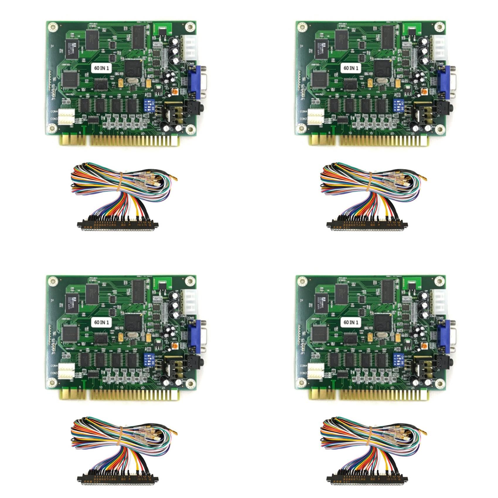 4X 60 w 1 wielobarwna karta do gry zręcznościowa z 28P wyjście VGA pozioma karta do gry zręcznościowa do Jamma Arcade