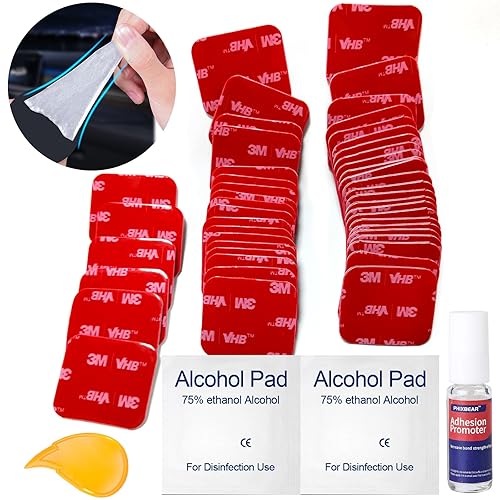 Miniatura 9 de Almohadillas adhesivas de doble cara, hechas de 3M VHB, cuadrados de cinta adhesiva fuerte, resistentes al agua, resistentes al calor, cinta de