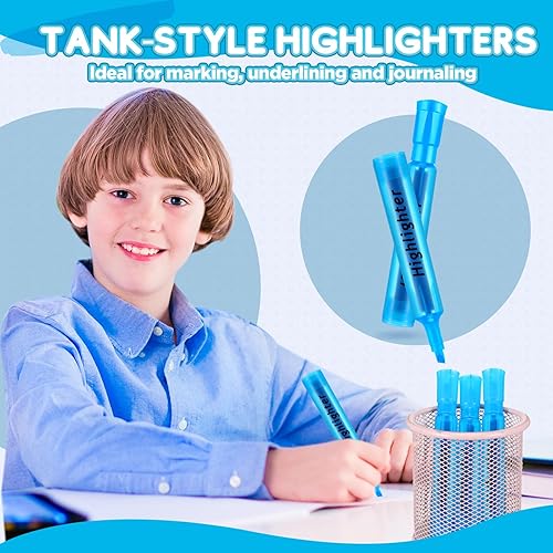 Miniatura 4 de Qilery Marcadores estilo tanque, paquete de 30 marcadores de punta de cincel, marcadores fluorescentes de secado rápido para niños y adultos, hogar,