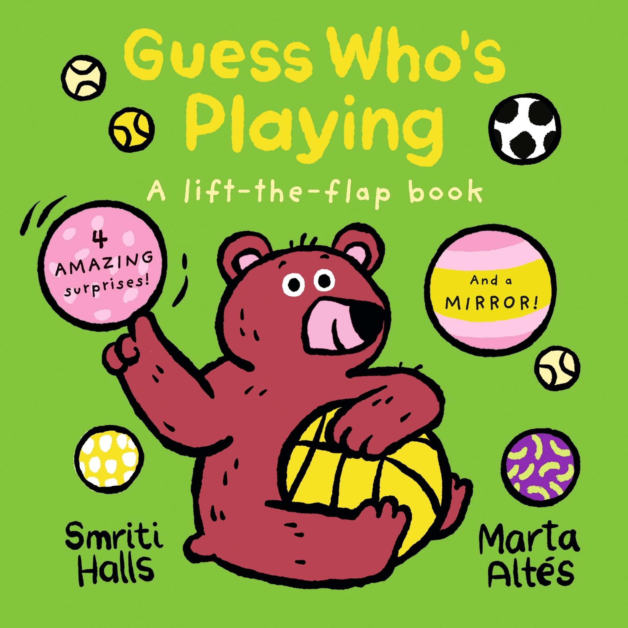 Smriti Halls Guess Who's Playing Board book - White