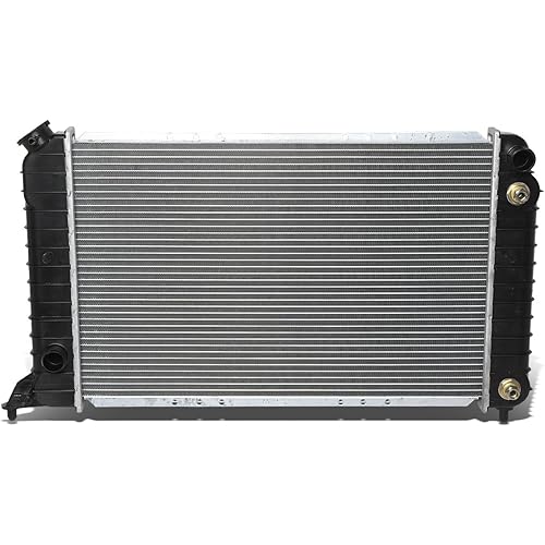 DNA Motoring OEM-RA-1531 OE Style Direct Fit Aluminum Core Radiator Compatible with 94-03 Chevy S10 / Sonoma 2.2L, 23-5/8" W X 14-7/8" H X 5/8" D, 1-5/16" Inlet, 1-5/16" Outlet