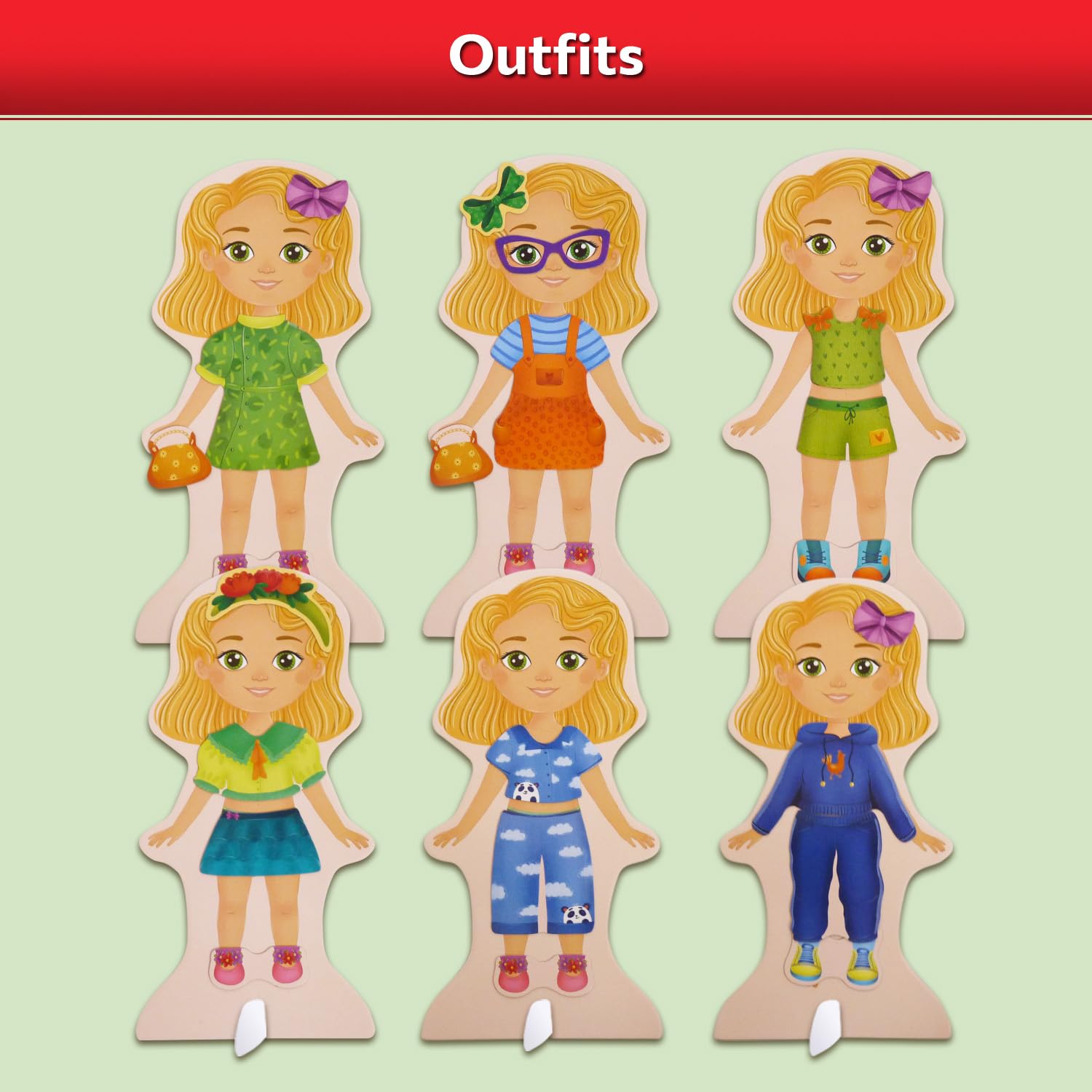 MAGNIKON Muñeca magnética de Eva la muñeca, muñecos magnéticos para vestir, muñecos magnéticos, juguetes para viajar, libro de vestir, juego magnético con 46 imanes