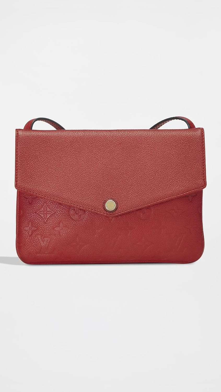 Louis Vuitton Women's Pre-Loved Empreinte Twice Wallet on Chain, Red, One Size - Image 2