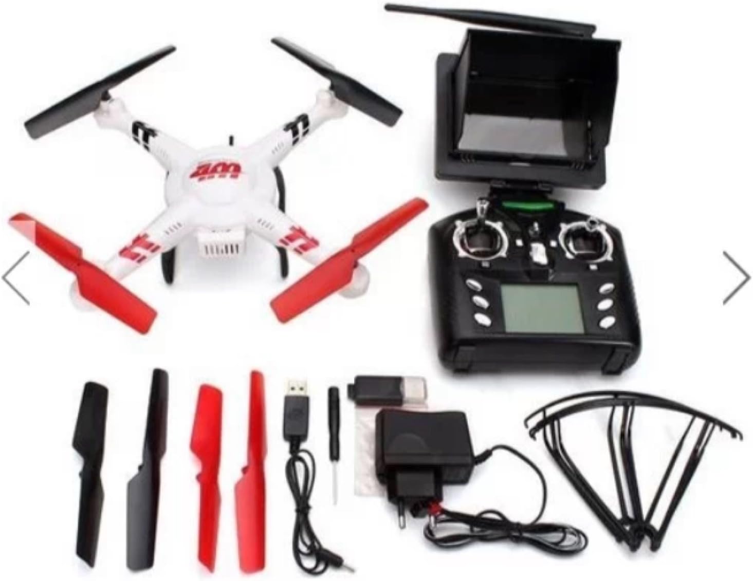 WLtoys V686 V686G 5.8G Video FPV Drone RC Quadcopter Helicopter + 720P HD Camera