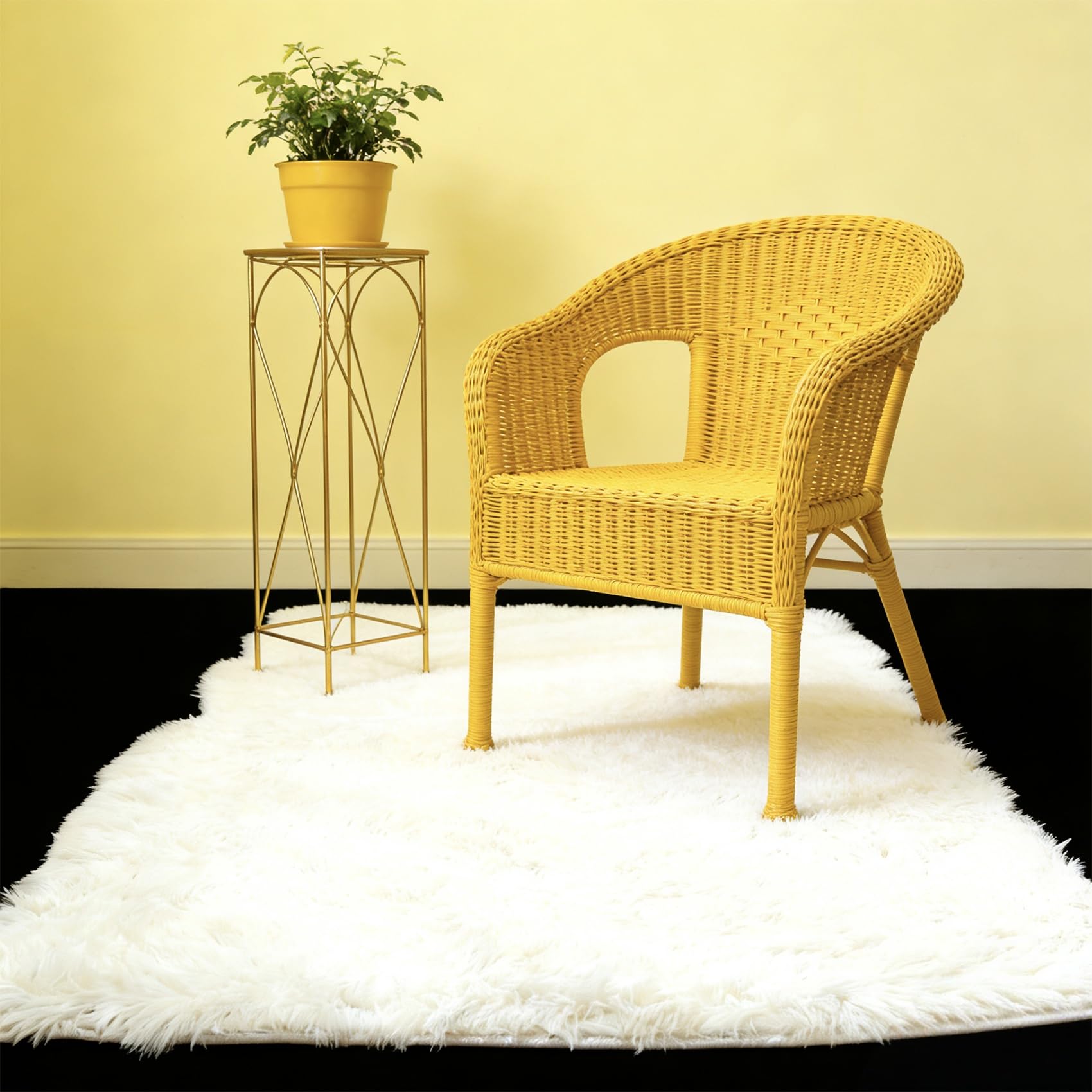 Tapis de salon facile à entretenir et lavable pour un quotidien serein