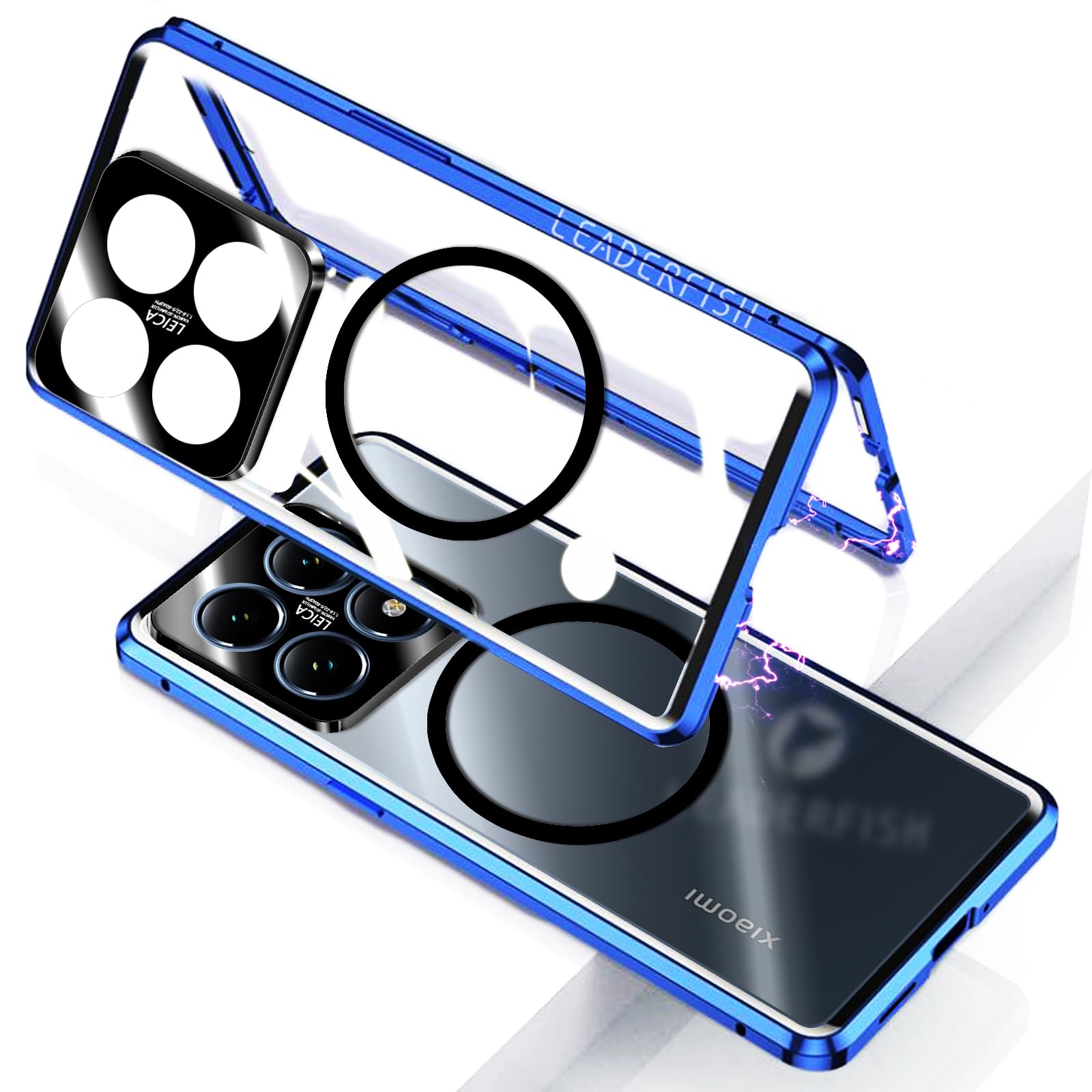 Amazon.co.jp: 【LEADERFISH】 金属カメラ保護 For Xiaomi 14T ケース 