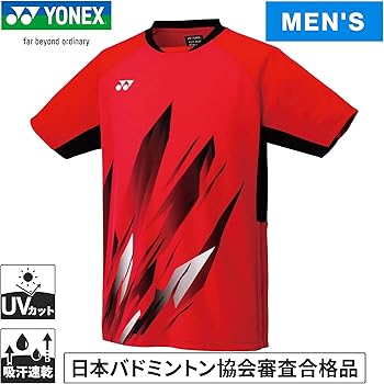 Amazon | [ヨネックス] メンズゲームシャツ（フィットスタイル） 10668