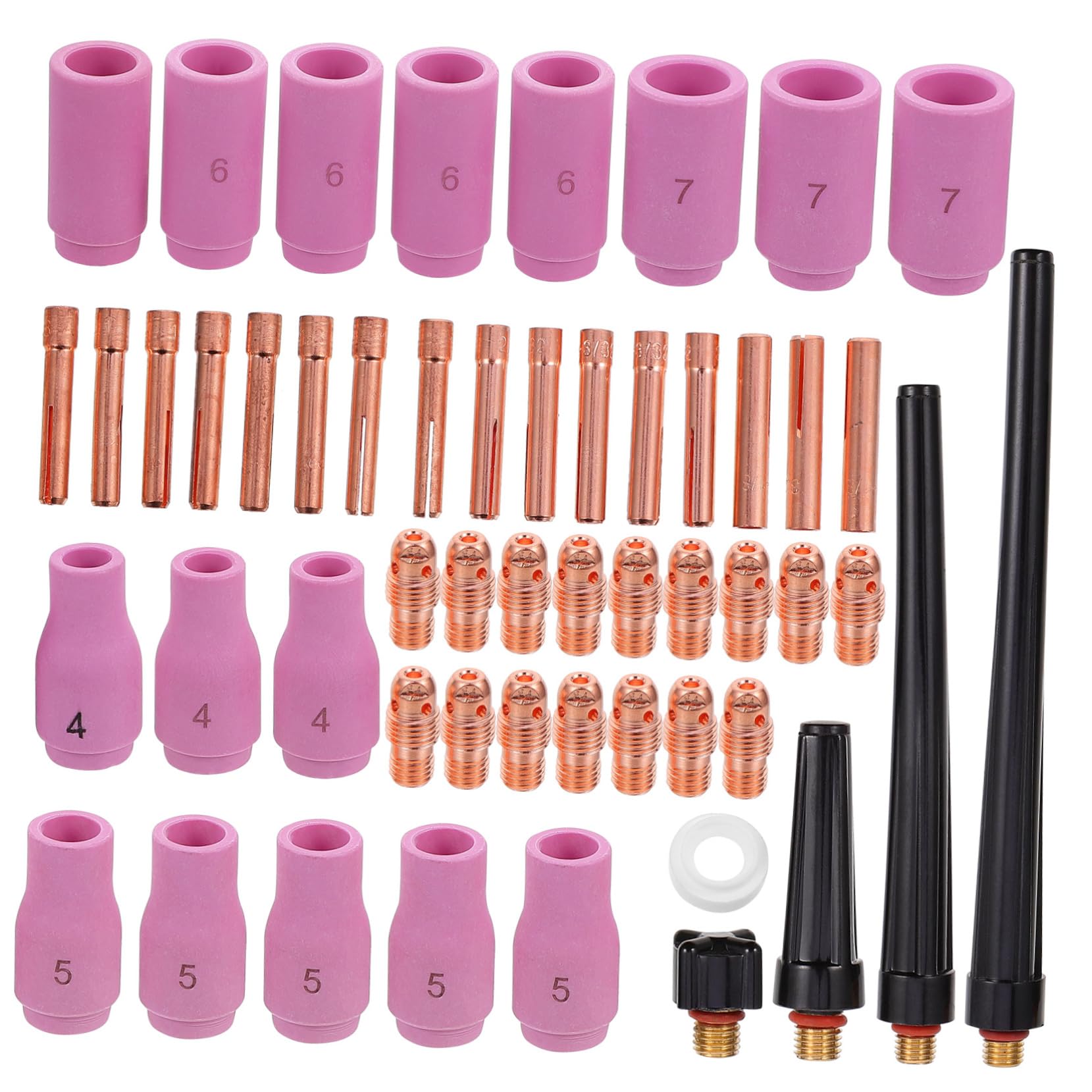 Kit de soudage pour soudure sous argon avec buse céramique isolante contre la chaleur