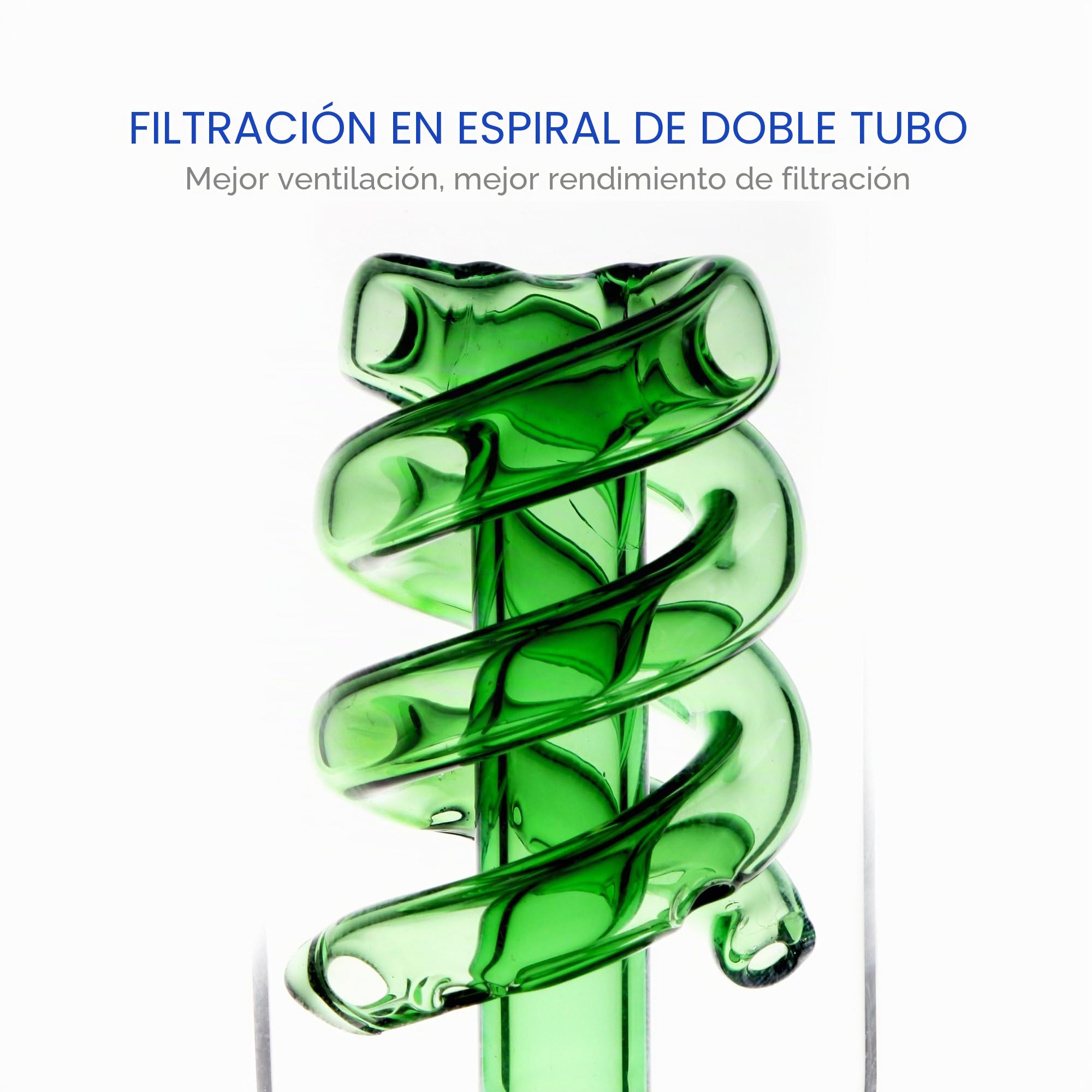 REANICE Bong de vidrio verde 14,5 mm Altura 31,5 cm Tubos rectos Rama de panal Bongs baratos Plataformas petroleras de agua 466 ml