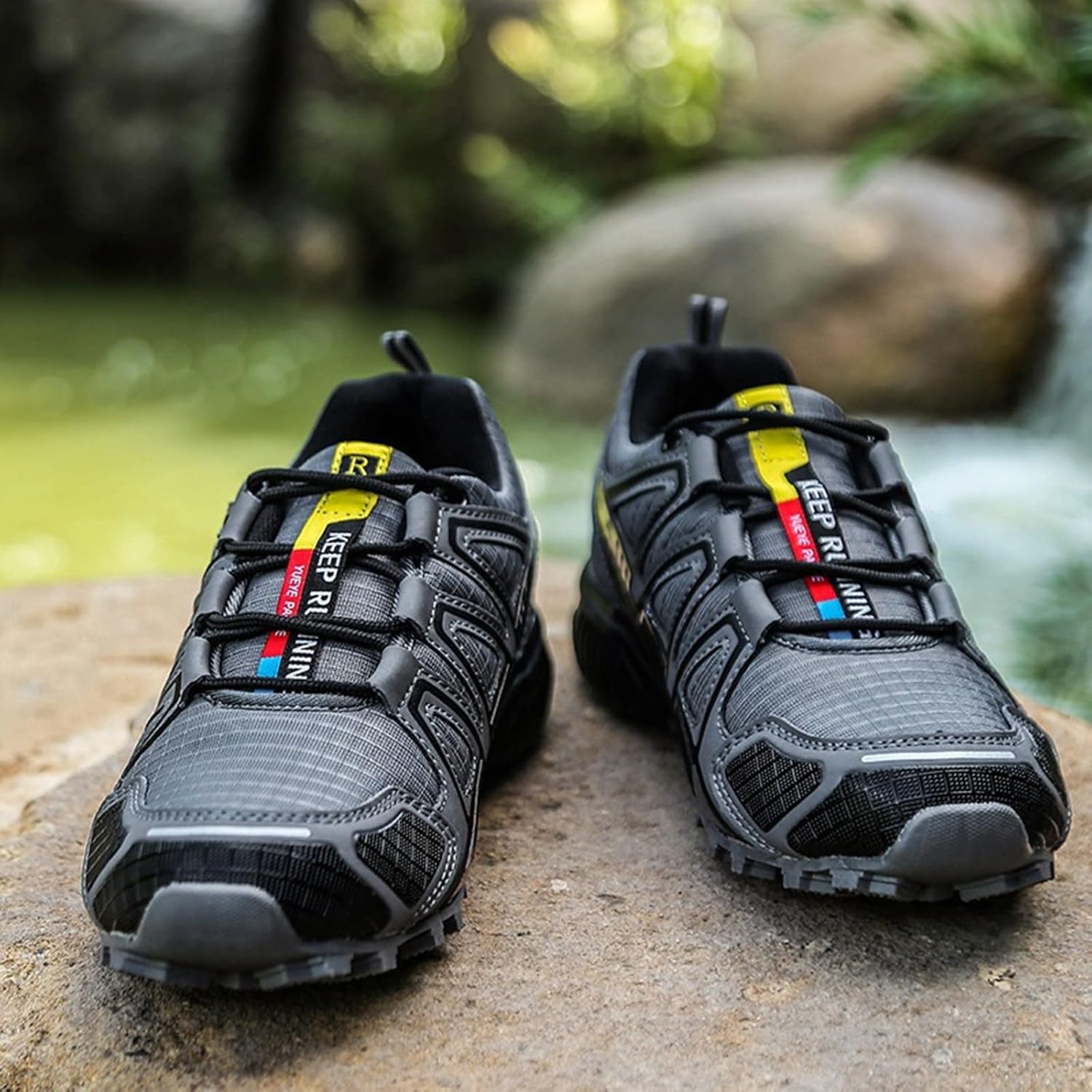 Men's Sport Breathable Outdoor Hiking Shoes,Mens Running Shoes Athletic Walking Tennis Shoes Fashion Sneakers,Mens Slip On Running Shoes Breathable Lightweight Comfortable ( Color : E , Size : 42 )
