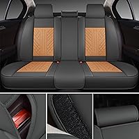 Vista 188 de GXT Bench Seat Cover, Premium Faux Leather Bench Seat Covers for Trucks - Universal Fit for Most Sedans SUV Pick-up Truck, Durable for Long Lasting