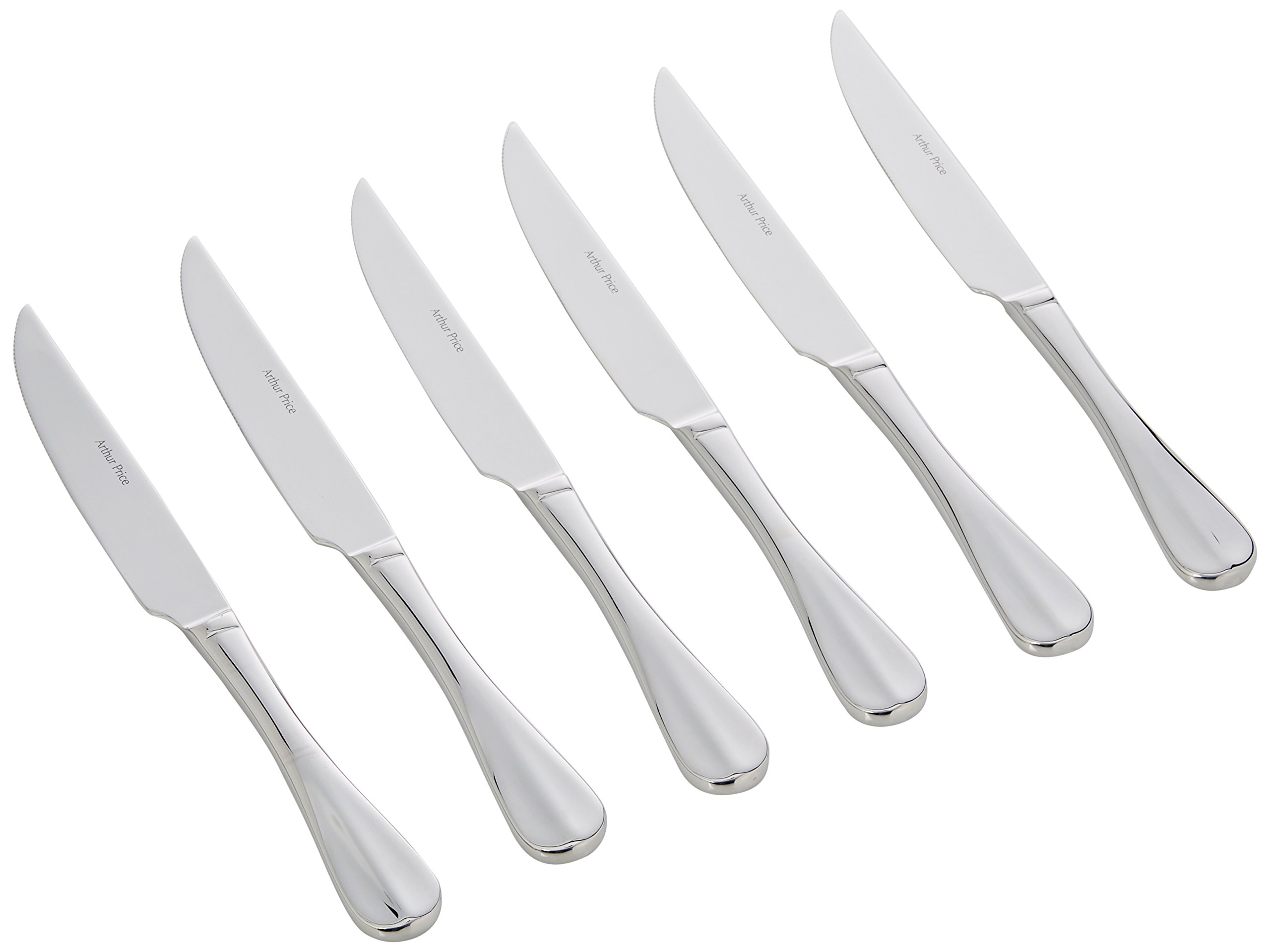 Arthur Price Baguette Steak Knives, Stainless Steel