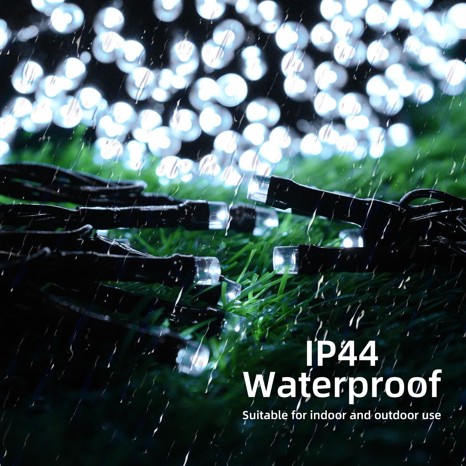 Cadena Luces Solar 12 Metros Impermeable P/ Jardin Exterior | Meses Sin
