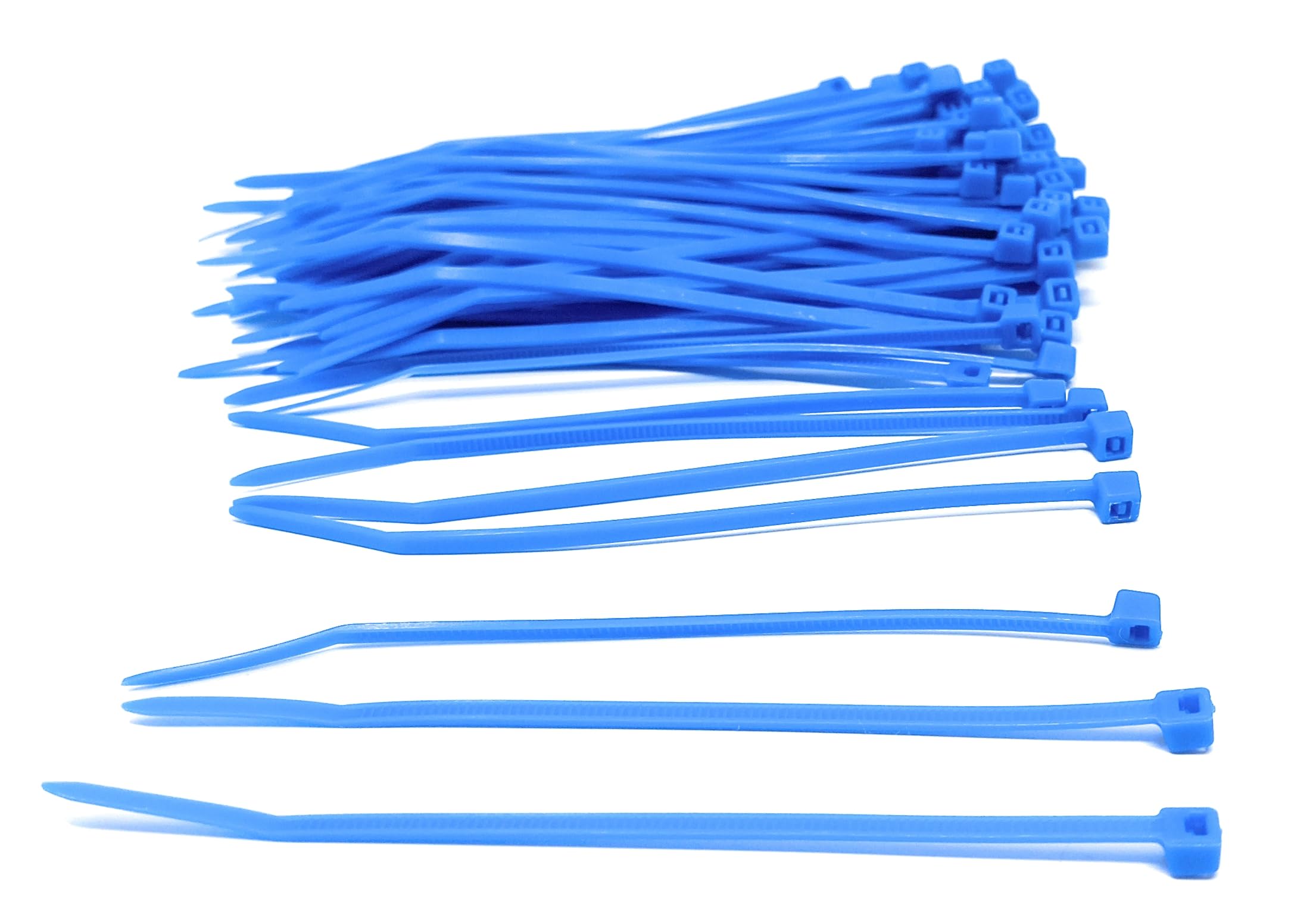 100 Fascette Cablaggio Stringicavo 2.5X100mm Colore Bianco Per Legare Fili Cavi Sku 11159 82947801 - Foto 9