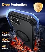 Vista 260 de Diaclara - Funda diseñada para iPhone 15 Plus de 6.7 pulgadas, transparente, cuerpo completo, con protector de pantalla, resistente de protección