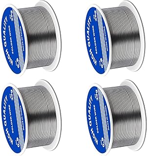 4 PCS 0.8mm Solder Wire Soldering Wire Lead F...,