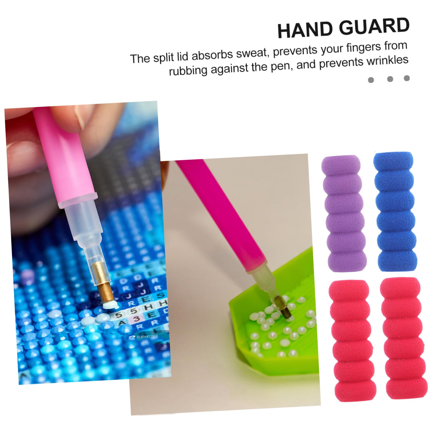 IWOWHERO 10pcs Writing Aid Grip Bells for Dog Collars Pencil Finger Grips Pen Holder Point Drill Pen Writing Grip Sectional Pen Sleeve Writing Training Devices Writing Aid Cover Equipment