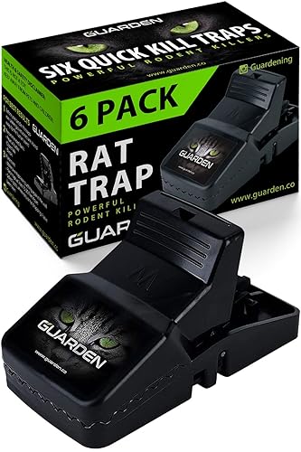 Rat Trap Six Pack - Indoor and Outdoor Traps for