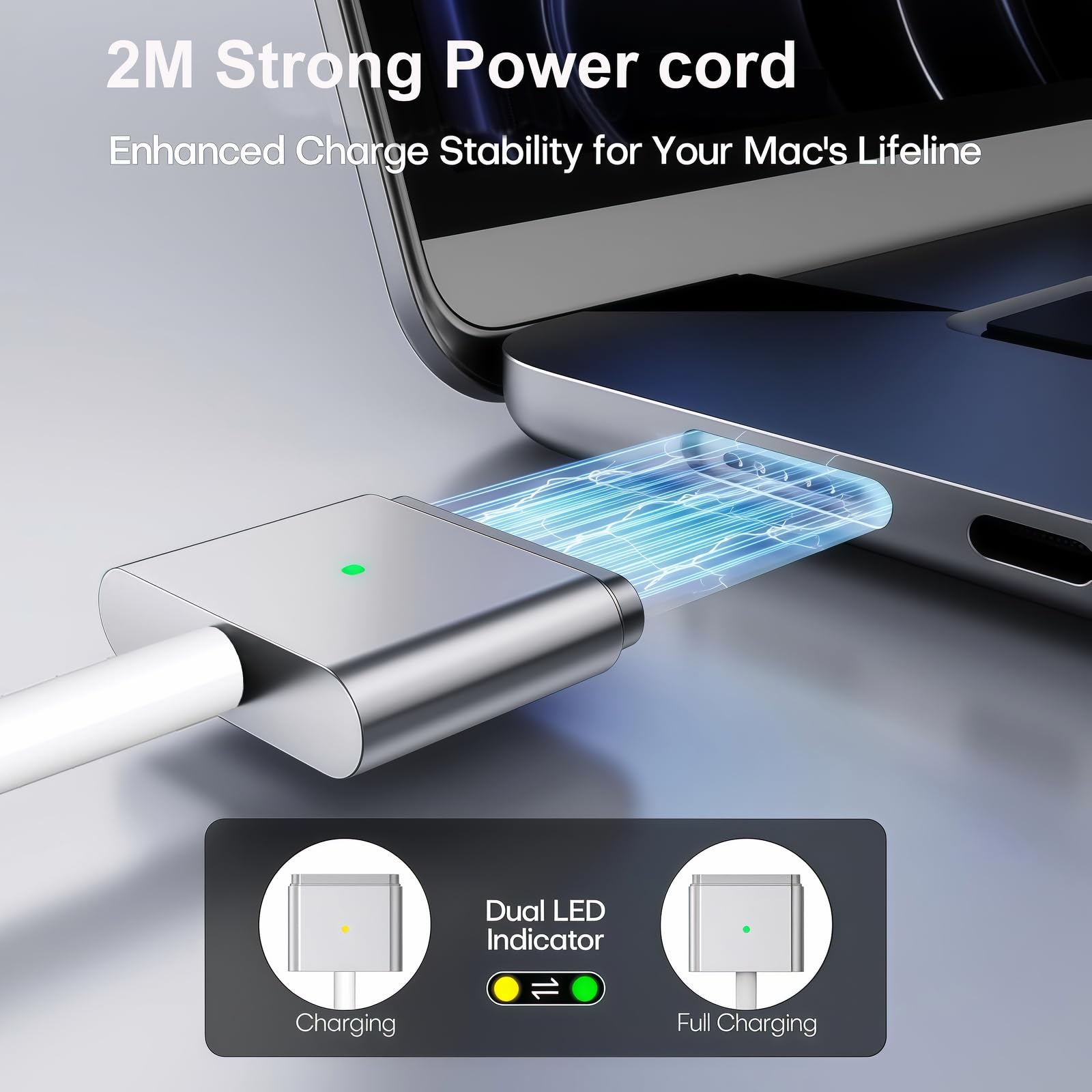 AILKIN 85W T-Tip Chargeur, Compatible MacBook Chargeur, Compatible Avec