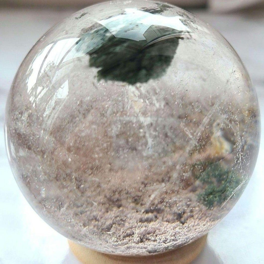 Amazon.co.jp: ピンクガーデンクォーツ 庭園水晶 苔入り 天然石