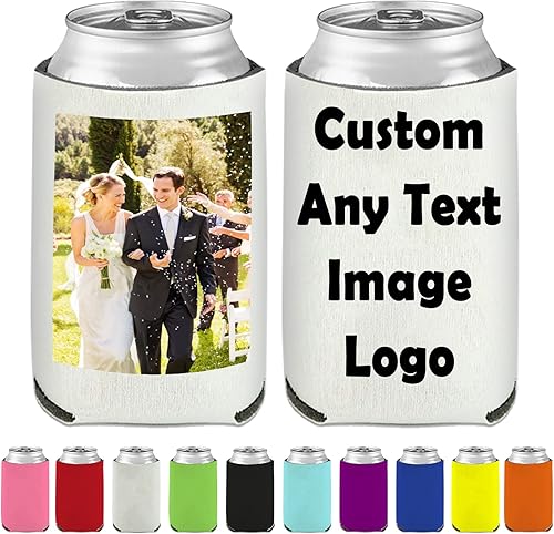 Miniatura 12 de Hasta 150 fundas personalizadas para latas, enfriador de cerveza a granel, enfriador de latas personalizado, soporte para botellas de bebidas