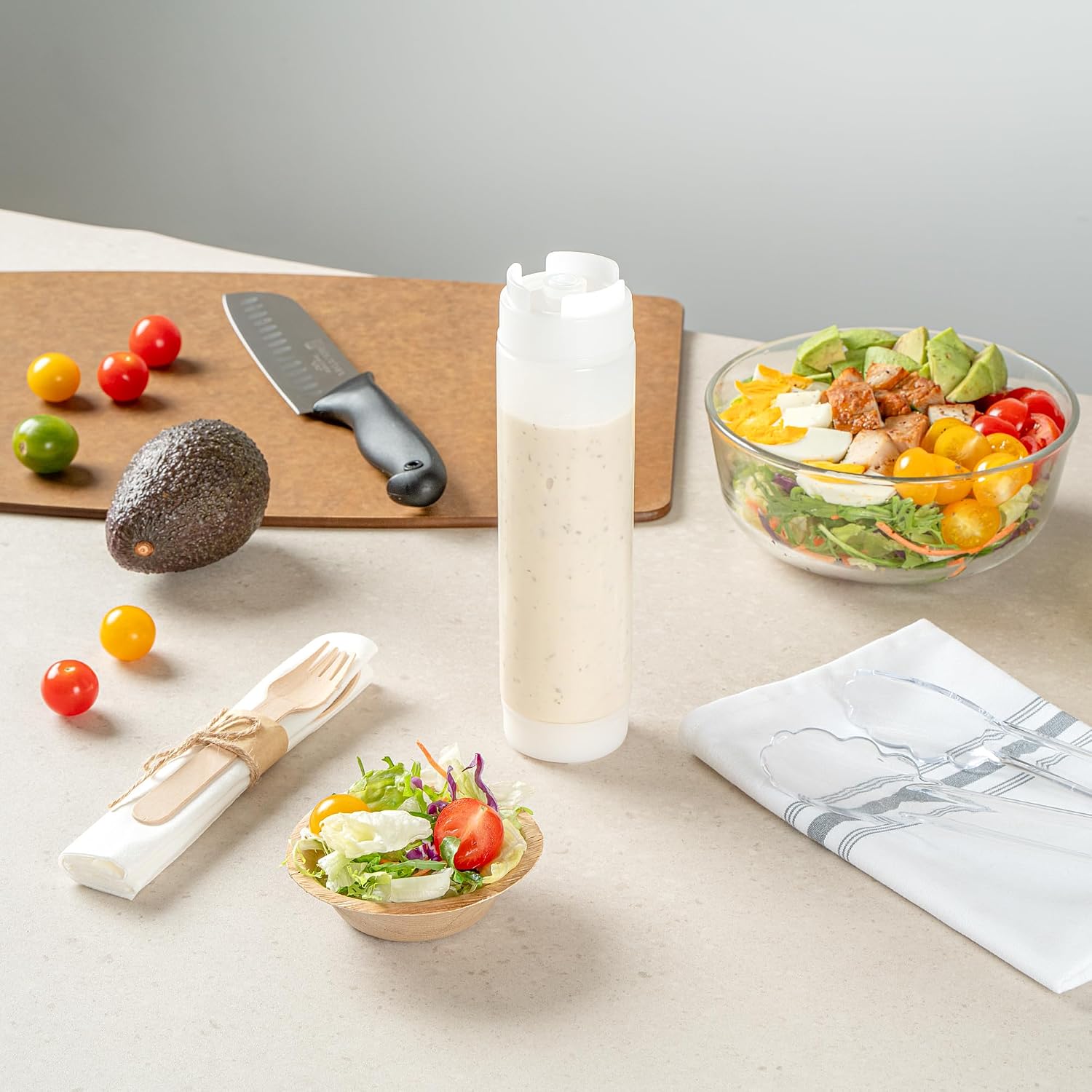 Restaurantware 16 oz Clear Plastic First Out Squeeze Bottle