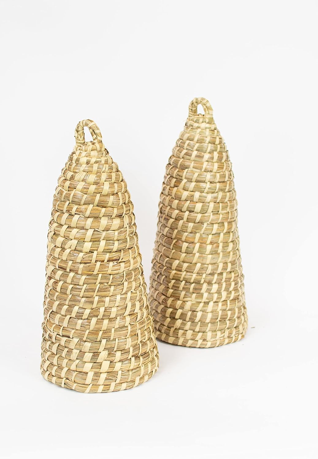 Kalalou A0290 Transitional Extra Tall Bee Skep in Bronze/Dark Finish,