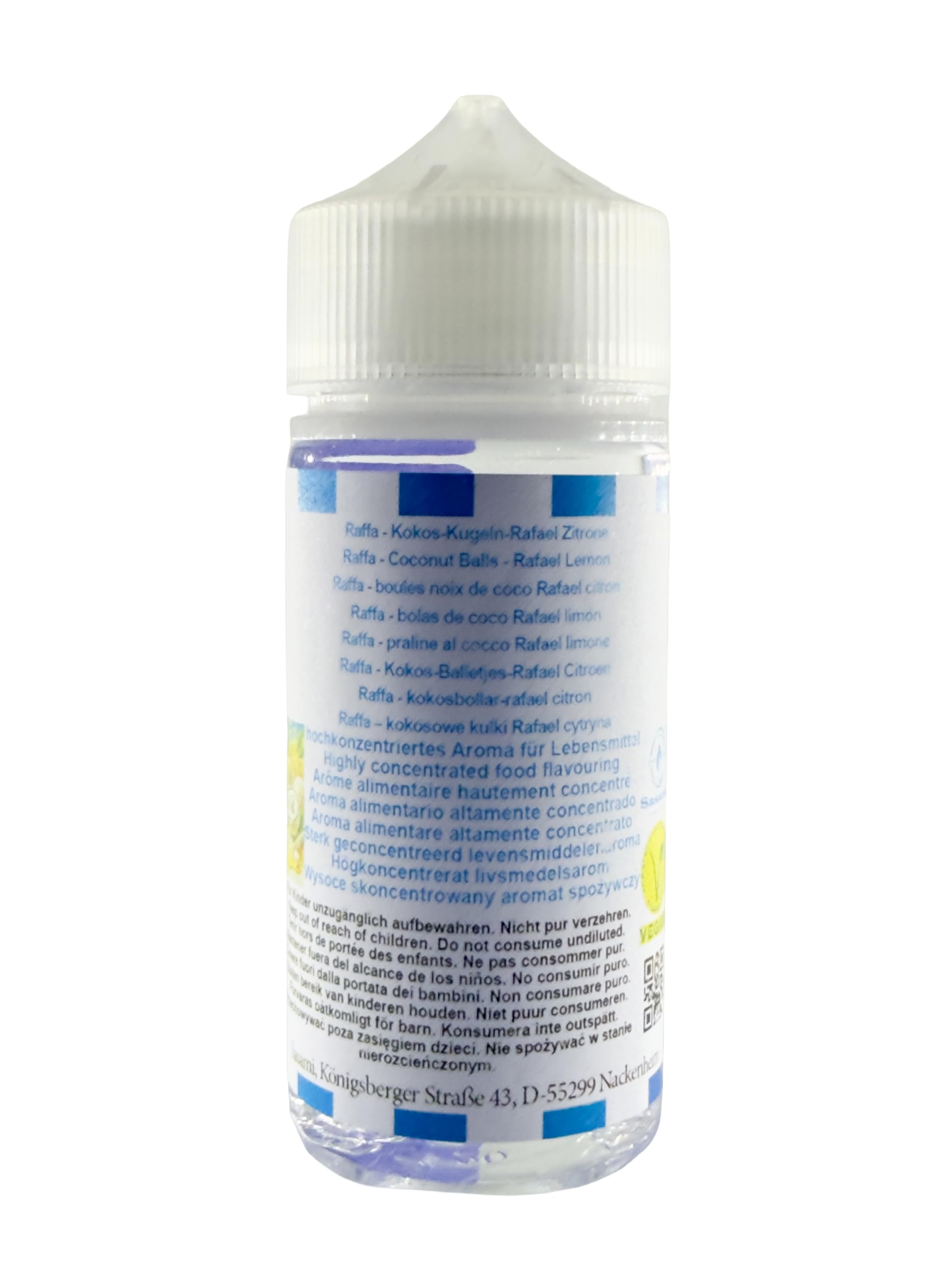 Raffa - Kokos-Kugeln-Rafael Zitrone Aroma Konzentrat - Vegan - Sasami - 100ml